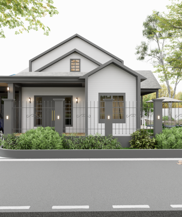 Contemporary American House modern architectural design by Fadi Studio